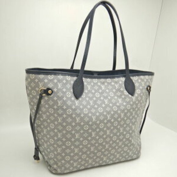 Louis Vuitton Monogram Idylle Neverfull Tote Bag Gray - Picture 2 of 10